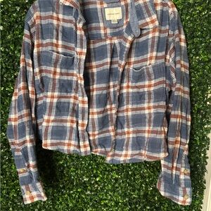 American Eagle Plaid Flannel Shirt